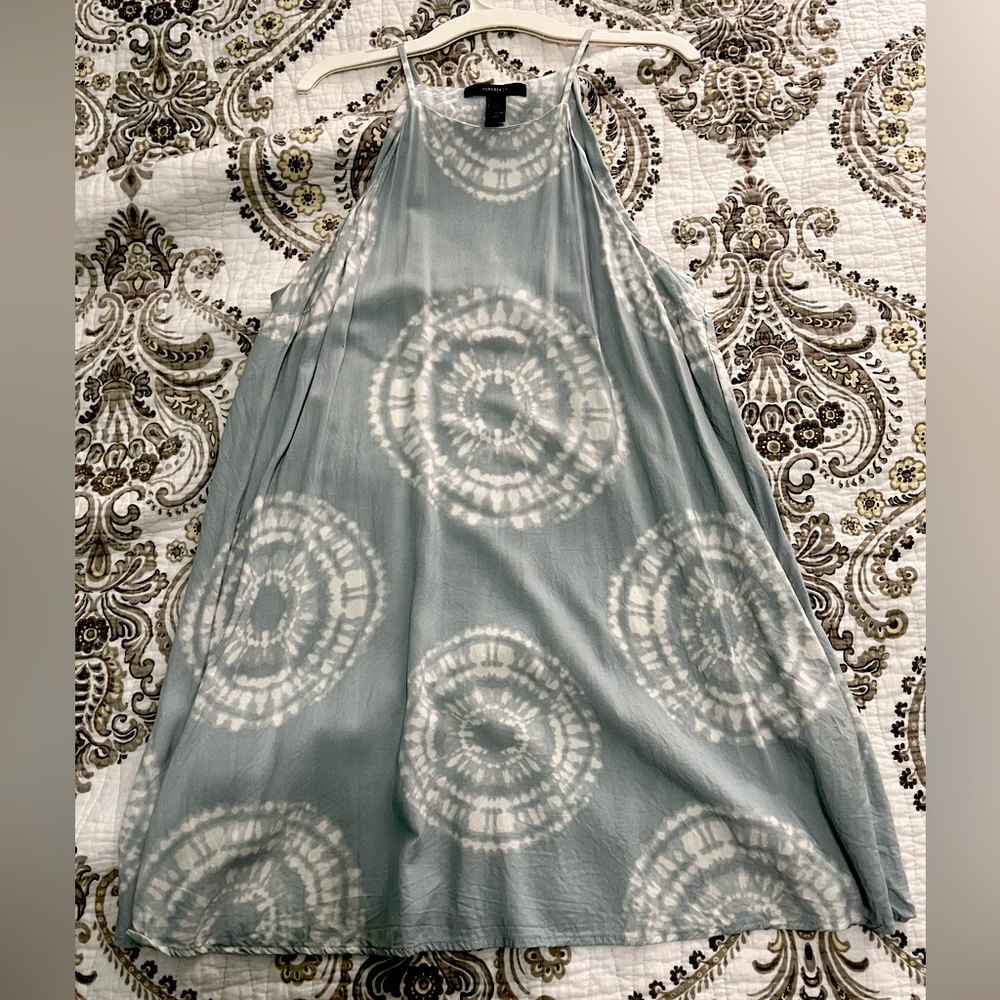 Blue Boho Summer Dress
